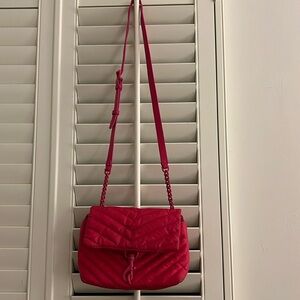 Rebecca Minkoff Edie Nylon Pink Crossbody Purse